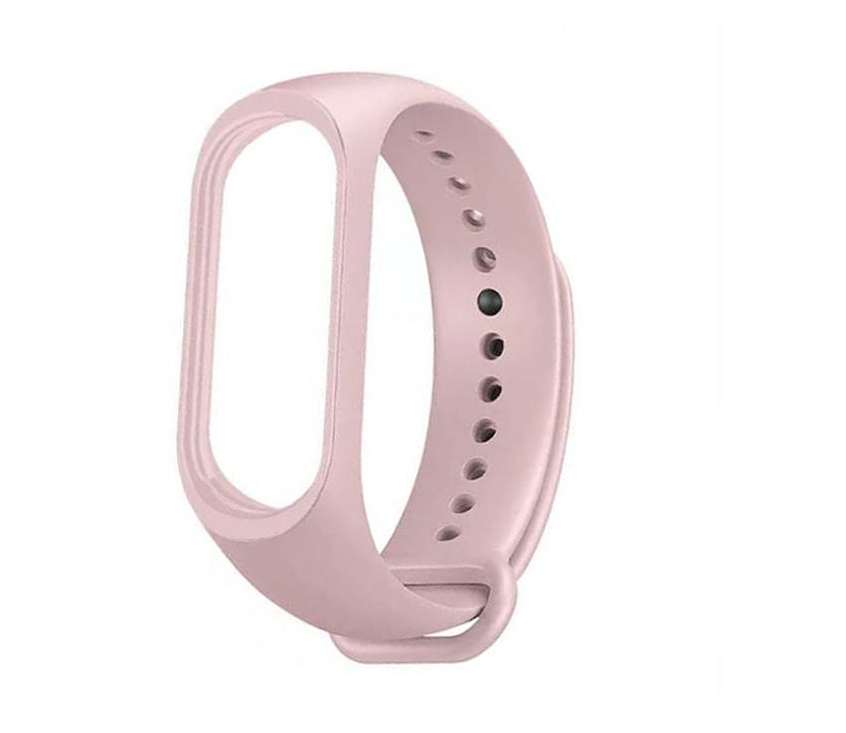 Ремешок силиконовый для Mi Band 3/ 4, розовый песок №4
