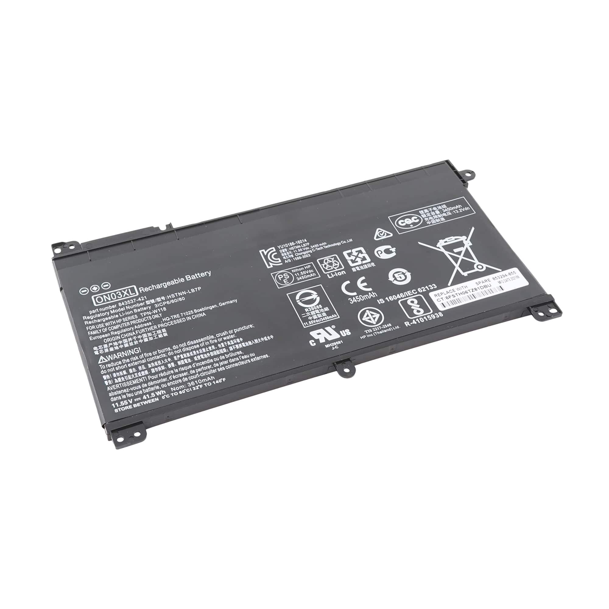 АКБ ON03XL для ноутбука HP Pavilion M3-U X360 13.3 11.55V 41.5Wh (Org)