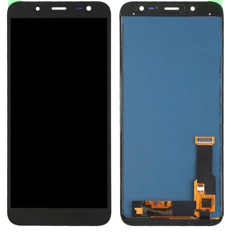 Дисплей Samsung J600F Galaxy J6 2018 в сборе с тачскрином, Черный (OR100%)