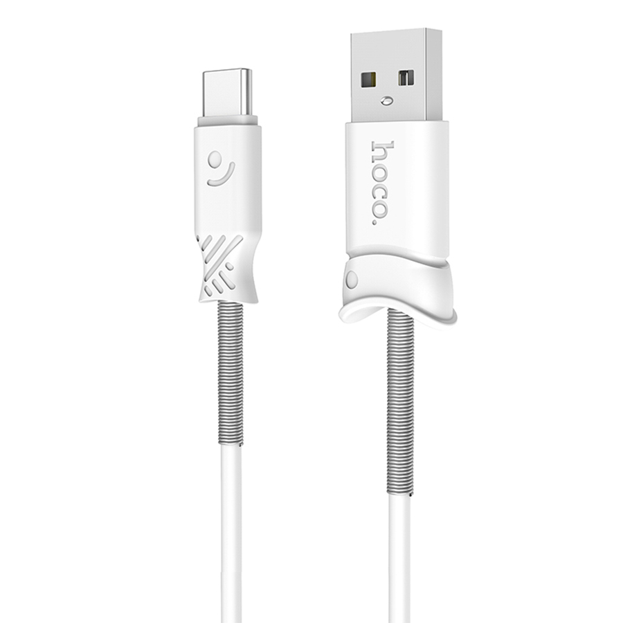 USB кабель micro USB HOCO X24 Pisces (100см. 2.4A), белый