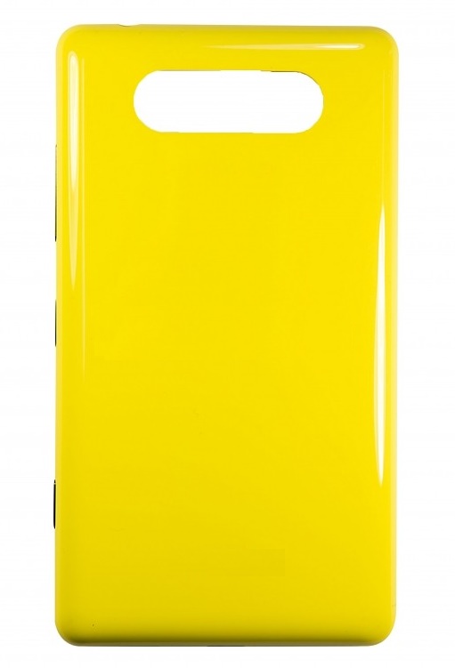 Задняя крышка для Nokia Lumia 820/ RM-825, желтая