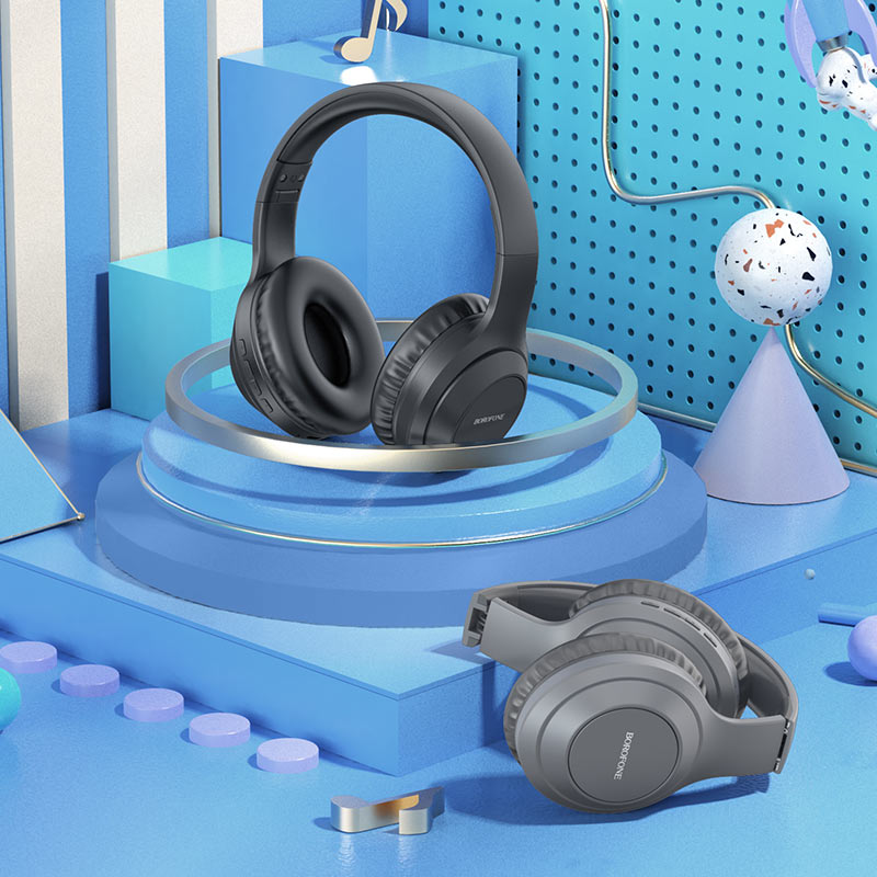 Беспроводные внешние наушники BOROFONE BO20 Player BT headphones, черные