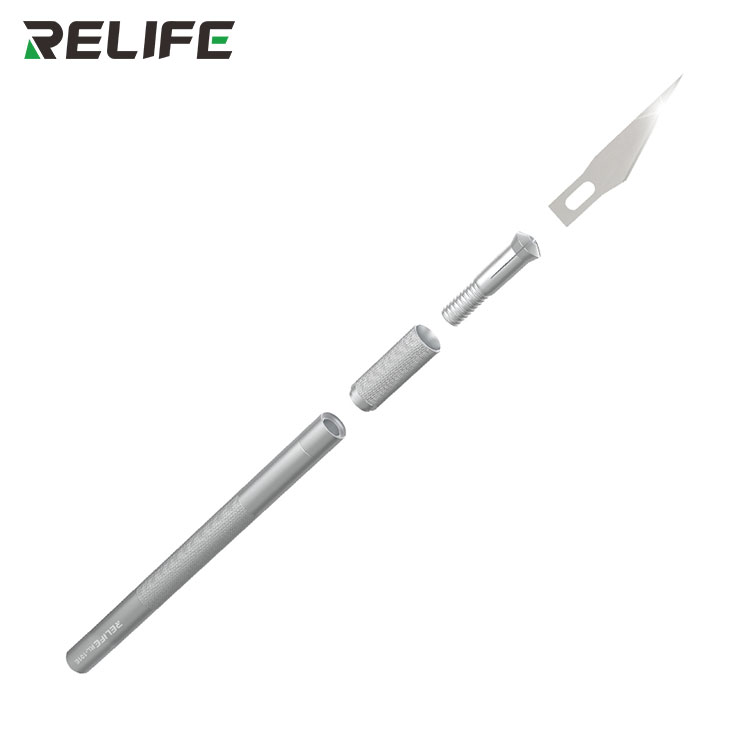Скальпель RELIFE RL-101E с набором сменных лезвий