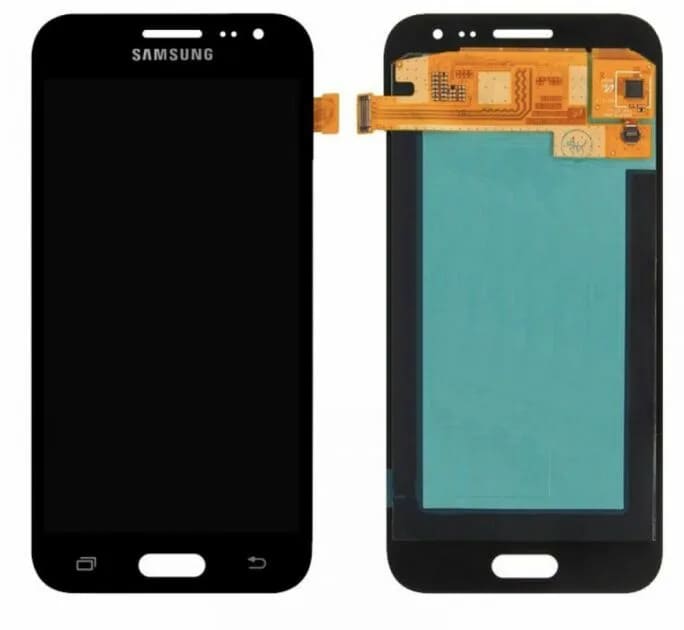 Дисплей Samsung J200F Galaxy J2 в сборе с тачскрином, Черный (OR100%)