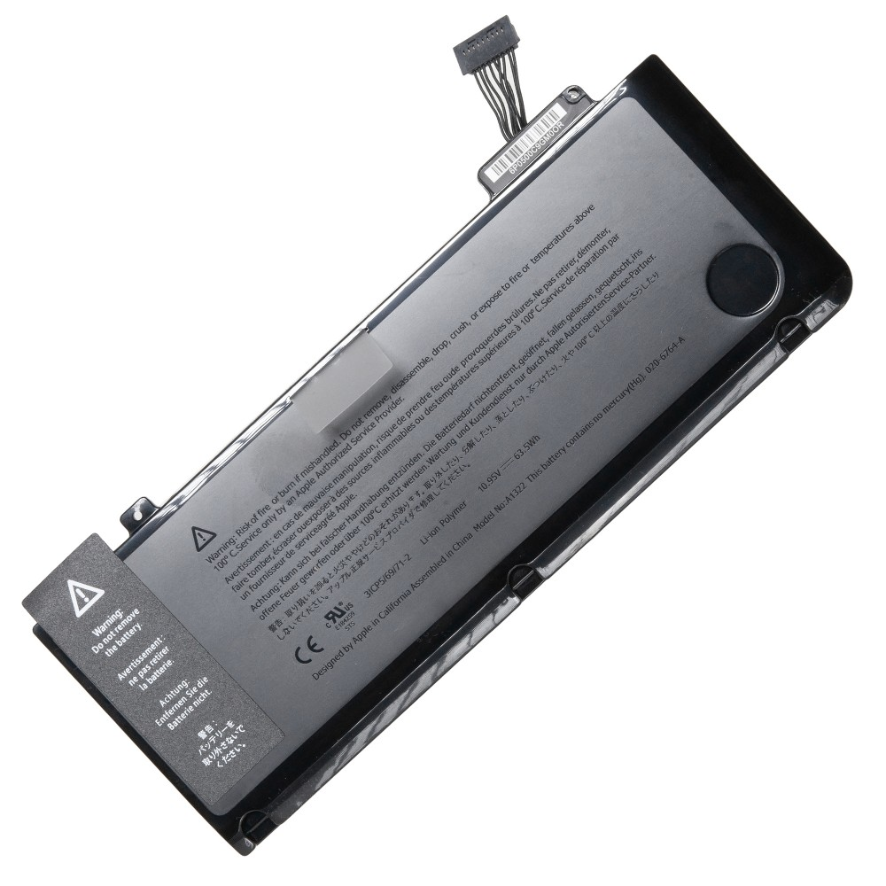 АКБ A1322 для ноутбука Apple MacBook 13" A1278 (2009-2012) 10.95V 5799mAh (Org)