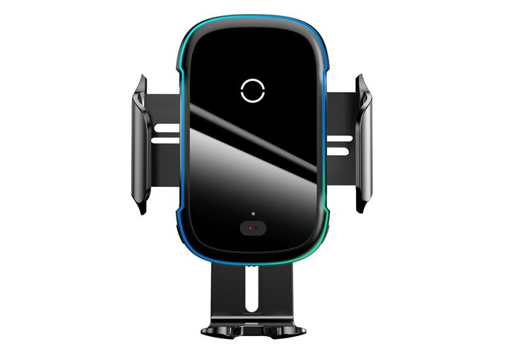 Держатель автомобильный BASEUS Light Electric с беспроводной зарядкой (15W, Qi, два виде крепления)