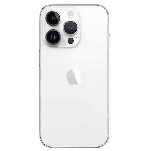Задняя крышка iPhone 14 Pro Max стеклянная, легкая установка, белый (литое стекло) (Org)