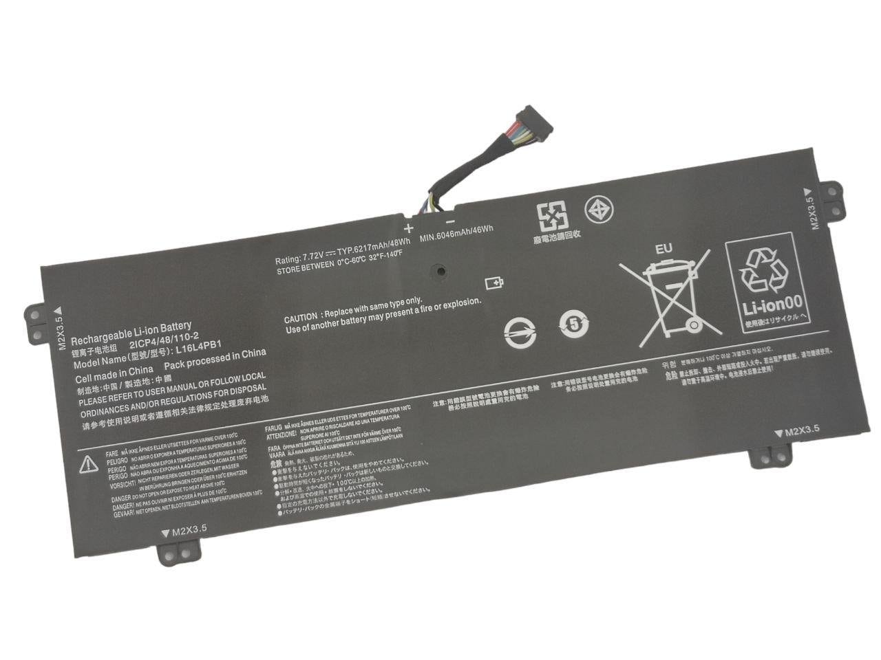 АКБ для ноутбука Lenovo Yoga 720-13IKB (L16M4PB1) 7.68V 48Wh (Org)