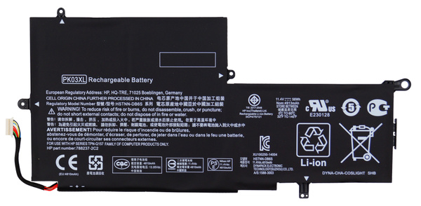 АКБ PK03XL для ноутбука HP Spectre Pro x360 11.4V 56Wh (Org)