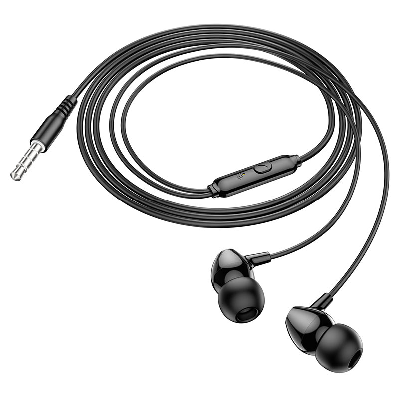 Наушники HOCO M94 Wired universal earphones with mic., черные