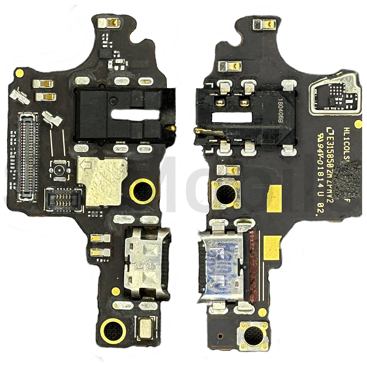 Шлейф Huawei Honor 10 плата на разъем зарядки, разъем гарнитуры и микрофон (Org)