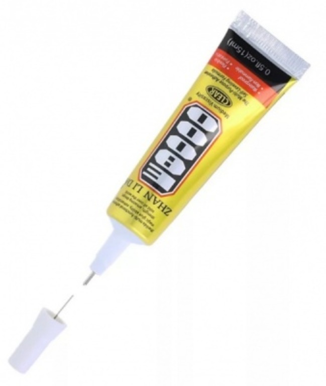 Клей E8000 для проклейки тачскринов, дисплеев, стекол (15 мл)