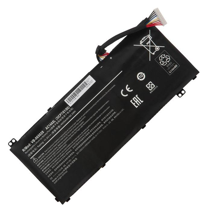 АКБ AC14A8L-3S1P для ноутбука Acer Aspire VN7 11.4V 4605mAh (OEM) черная