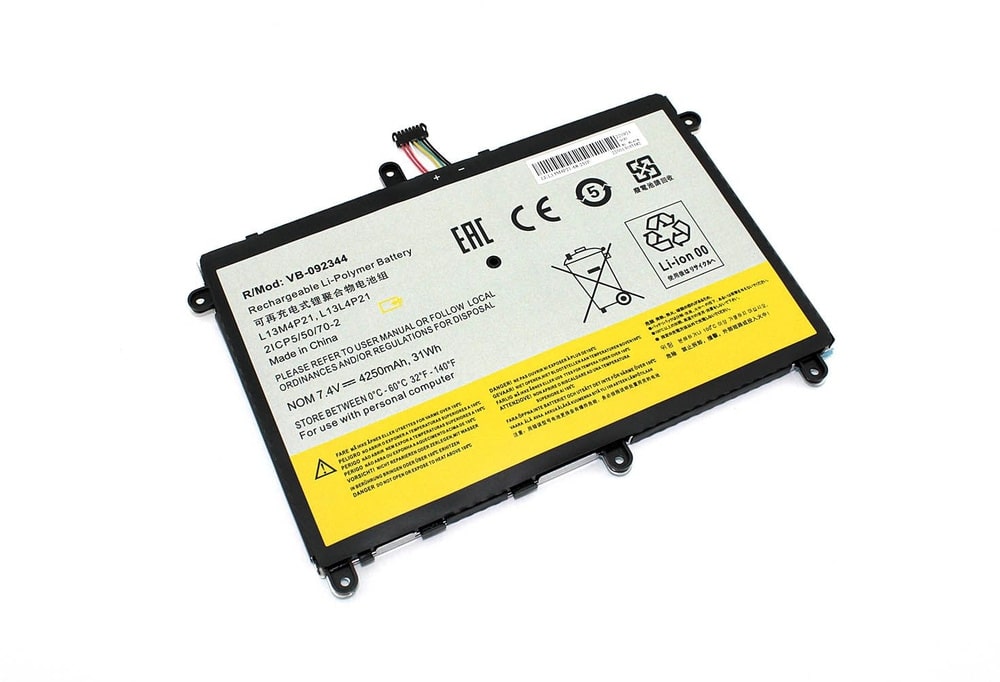 АКБ для ноутбука Lenovo Yoga 2 11 (L13M4P21) 7.4V 4250mAh (OEM)