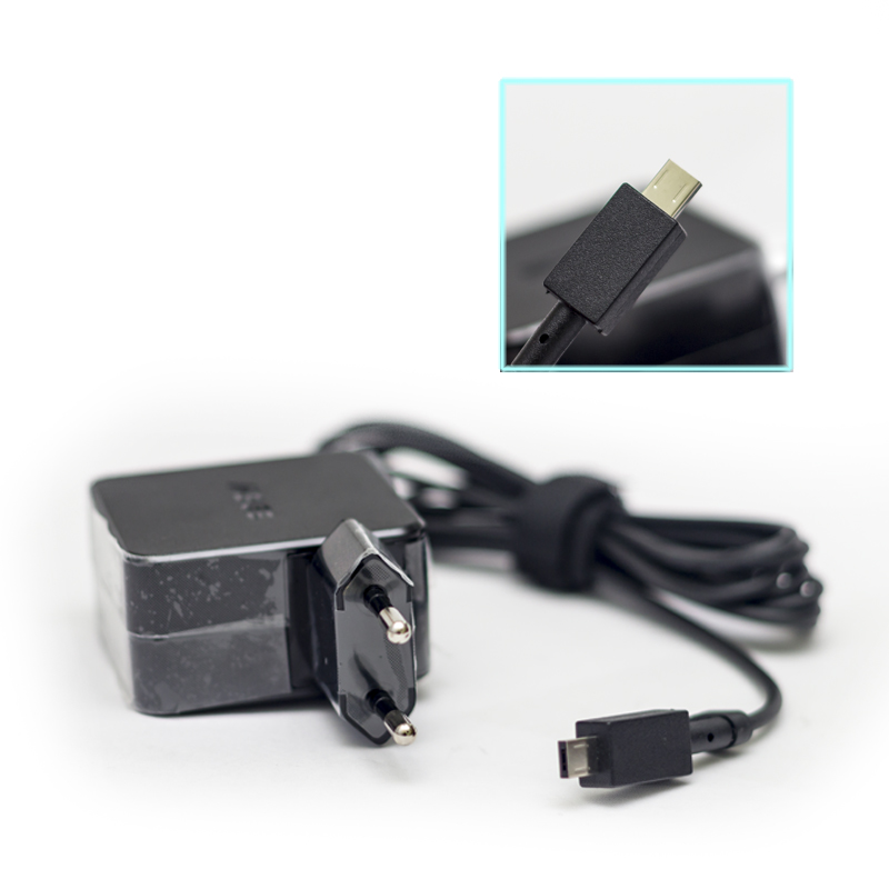 Блок питания для ноутбука Asus 19,0V, 1.75A, прямоугольный под microUSB