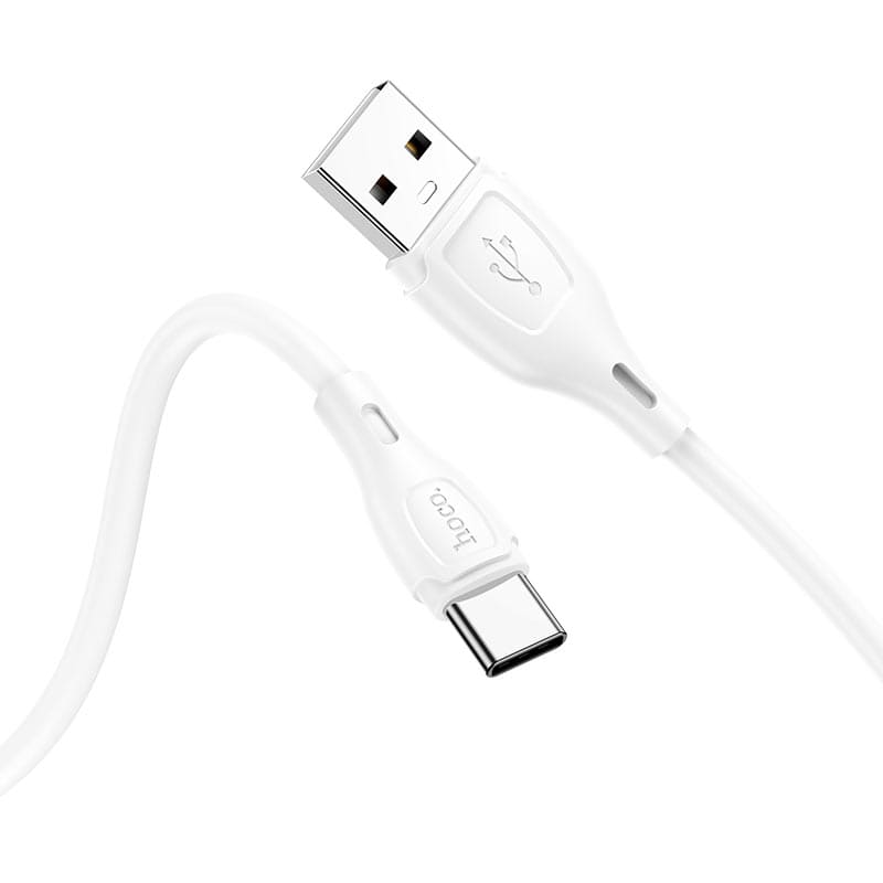 USB кабель Type-C HOCO X61 Ultimate silicone (100см. 3A), белый