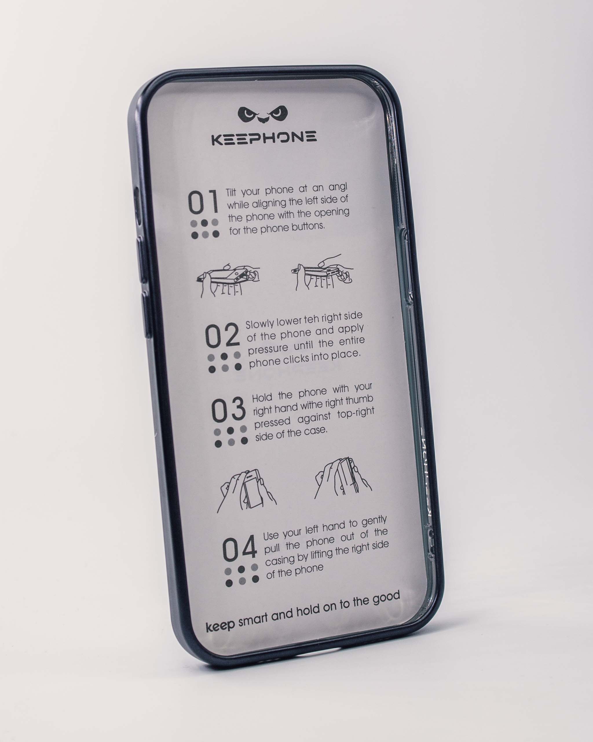 Чехол KeepHone iPhone 13 Pro с защитной линзой, черный