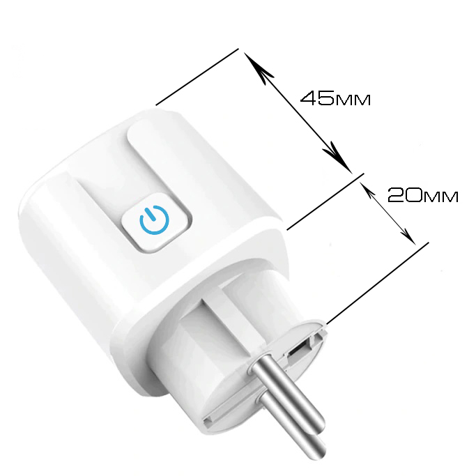 Умная розетка Орбита OT-HOS07 (1 гнездо, 16А, Wi-Fi)