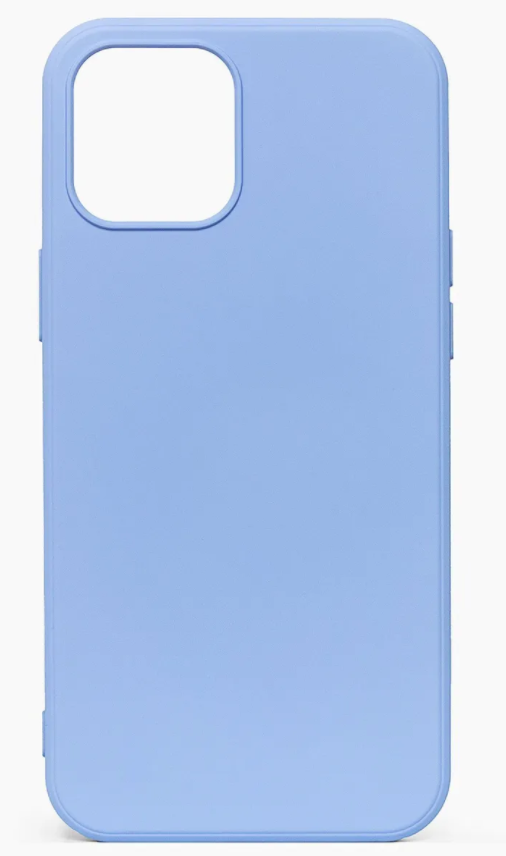 Чехол силиконовый гладкий Soft Touch iPhone 12 mini, лавандовый №5 (закрытый низ)