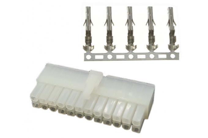 Коннектор провода питания 24pin (2*12pin)