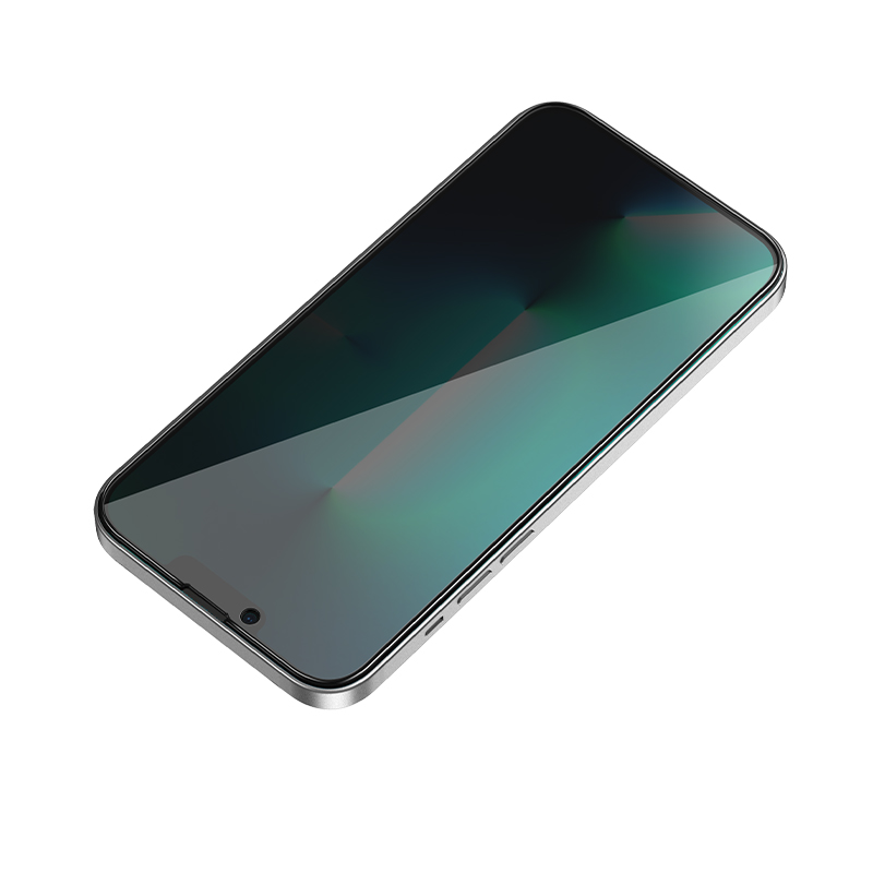 Защитное стекло iPhone 13 Pro Max/ 14 Plus HOCO A25 Антишпион, черное