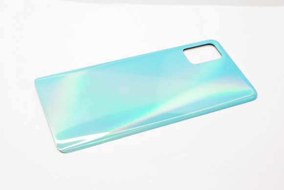 Задняя крышка для Samsung A51 SM-A515, синяя/ голубая
