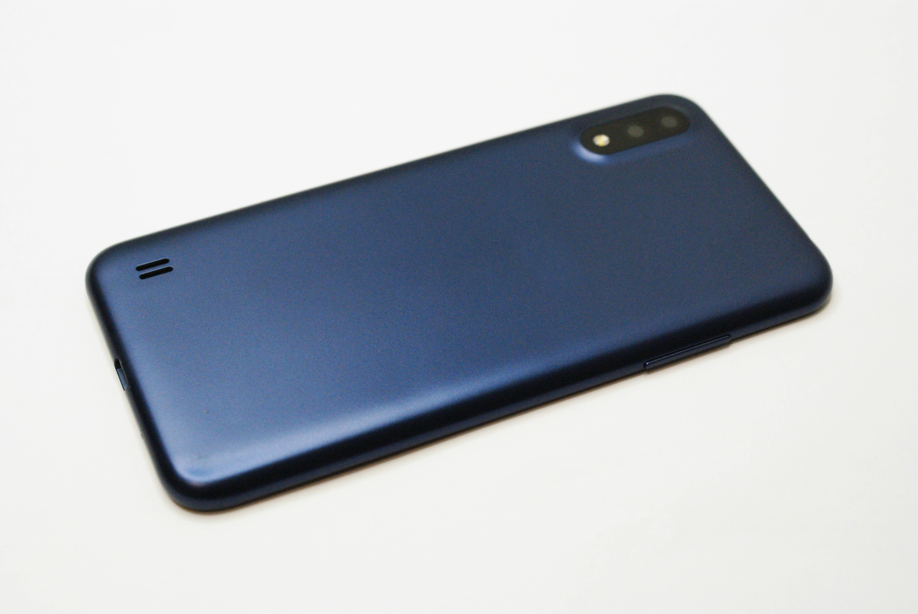 Задняя крышка для Samsung A01 SM-A015, синяя