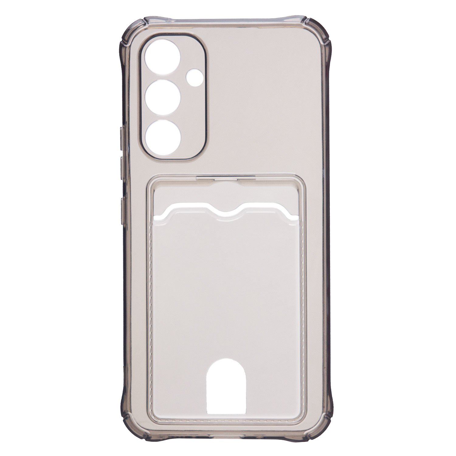 Чехол силиконовый с визитницей Samsung A54 5G SM-A546 черный