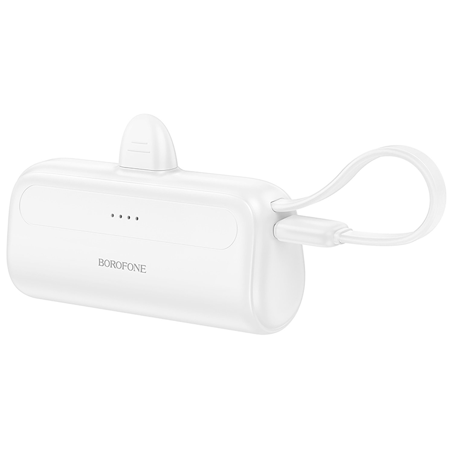 Внешний аккумулятор PowerBank 5000 mAh BJ41 Pocket Type-C/Type-C/Lightning, белый