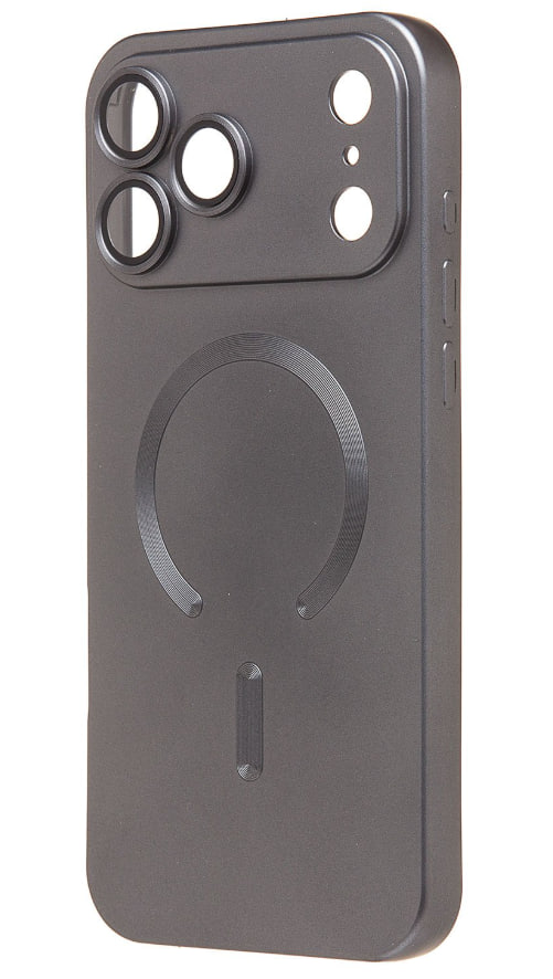 Чехол силиконовый MagSafe Matte iPhone 17 Pro Max, серый