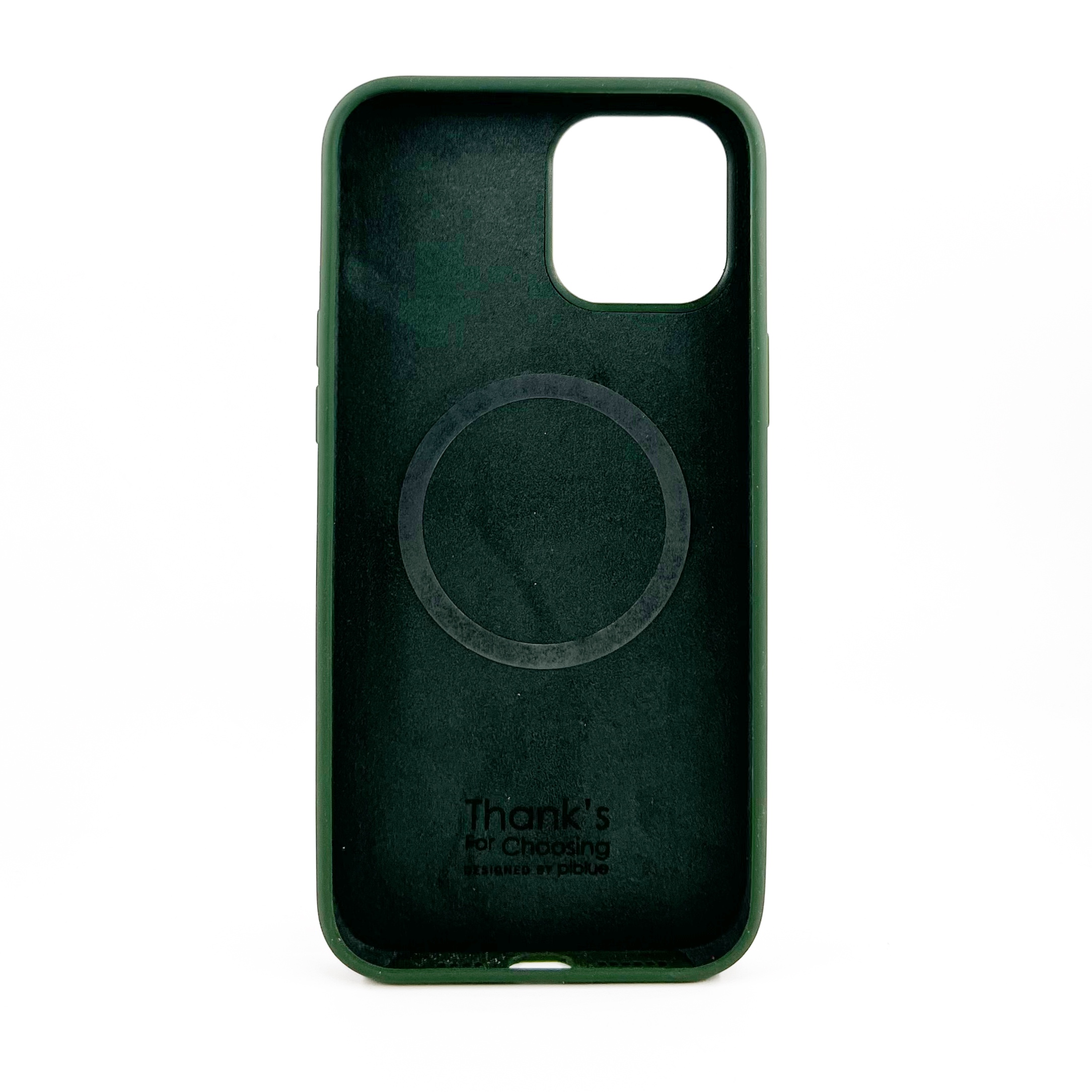 Чехол Piblue iPhone 12 Pro Max Silicone MagSafe, зеленый