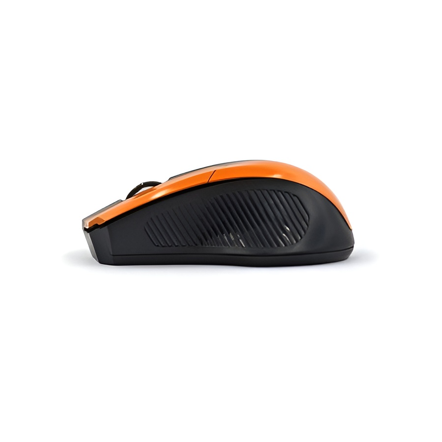 Мышь компьютерная беспроводная Mirex W3009ORN, черно-оранжевый