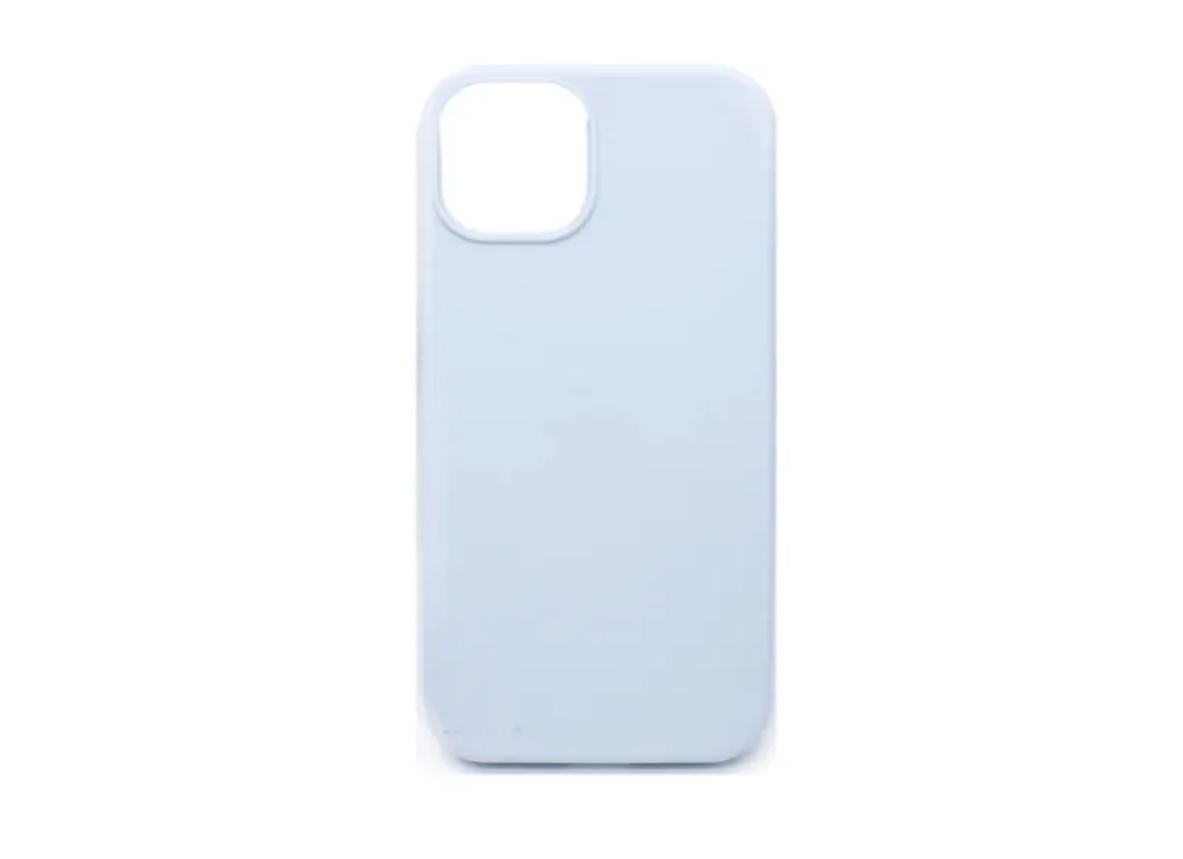 Чехол силиконовый гладкий Soft Touch iPhone 13 mini, светло-голубой №45