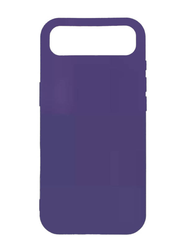 Чехол силиконовый гладкий Soft Touch iPhone 17 Air, аметист (закрытый низ)