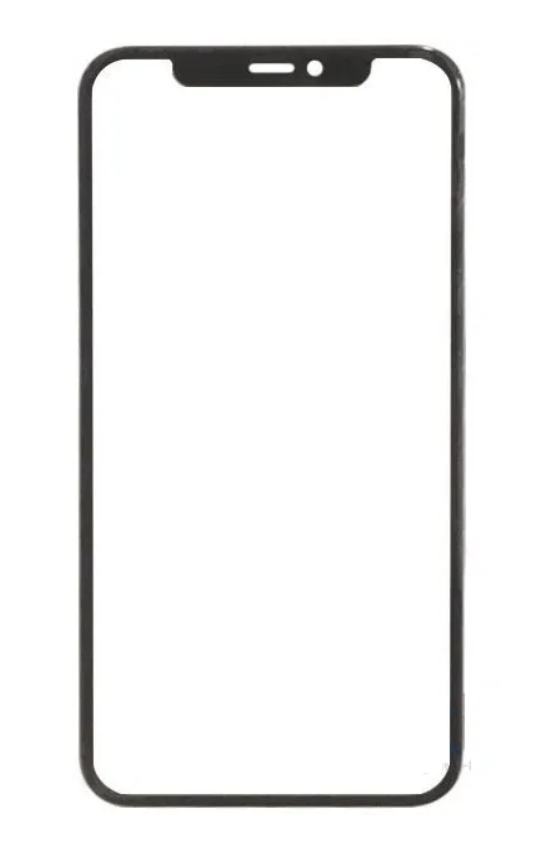 Стекло дисплея для переклейки iPhone 11 Pro Max с OCA пленкой, черное