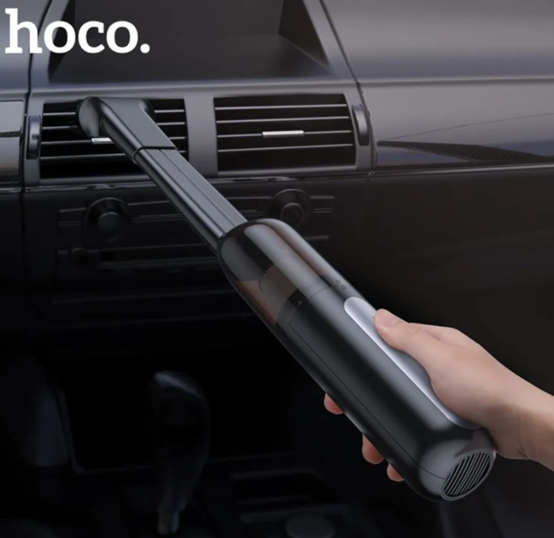 Автомобильный пылесос Hoco ZP1 Cool portable car vacuum cleaner, черно-серый