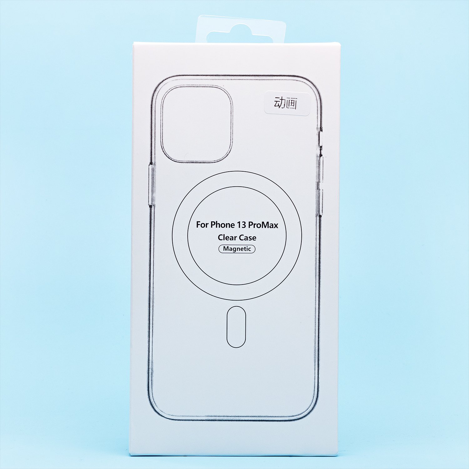 Чехол силиконовый MagSafe с анимацией iPhone 13 Pro Max, прозрачный