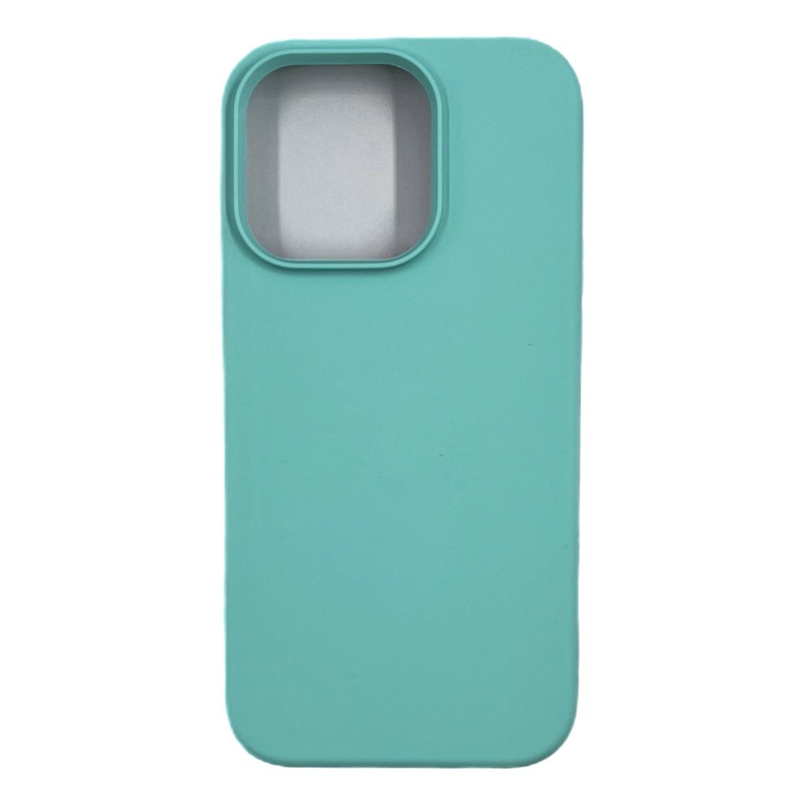 Чехол силиконовый гладкий Soft Touch iPhone 14 Pro, мятный №21 (закрытый низ)
