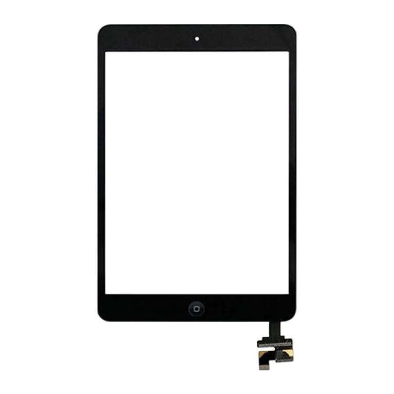 Тачскрин iPad Mini (A1432) с коннектором, кнопкой Home и скотчем Черный