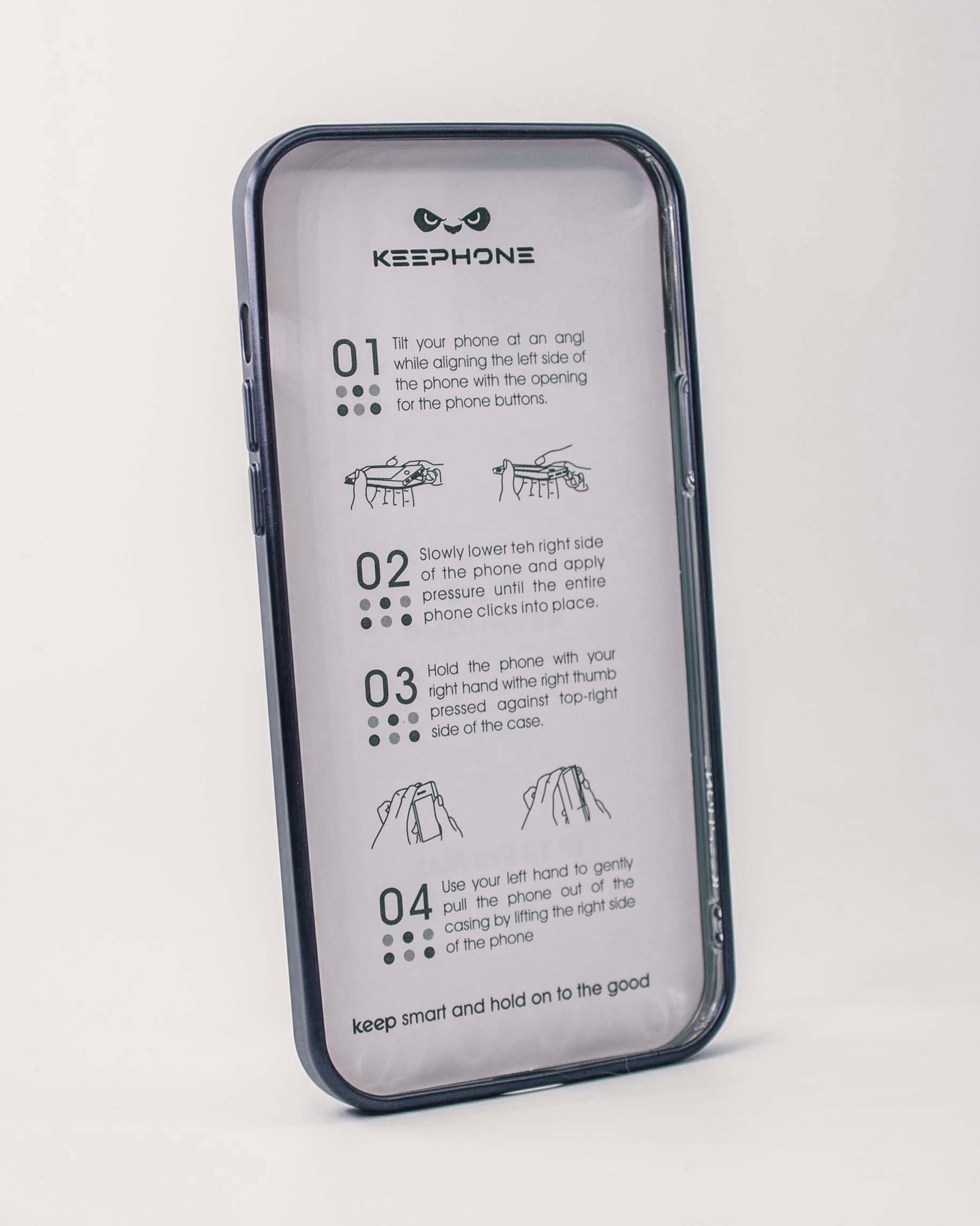 Чехол KeepHone iPhone 13 Pro Max с защитной линзой, черный