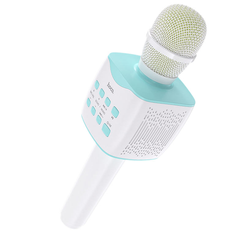 Микрофон караоке беспроводной HOCO BK5 Cantando, синий