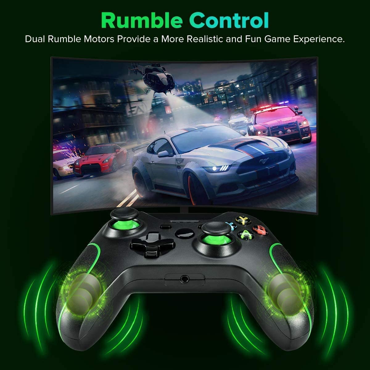 Геймпад игровой проводной для XBOX ONE OT-PCG17 цвет черный