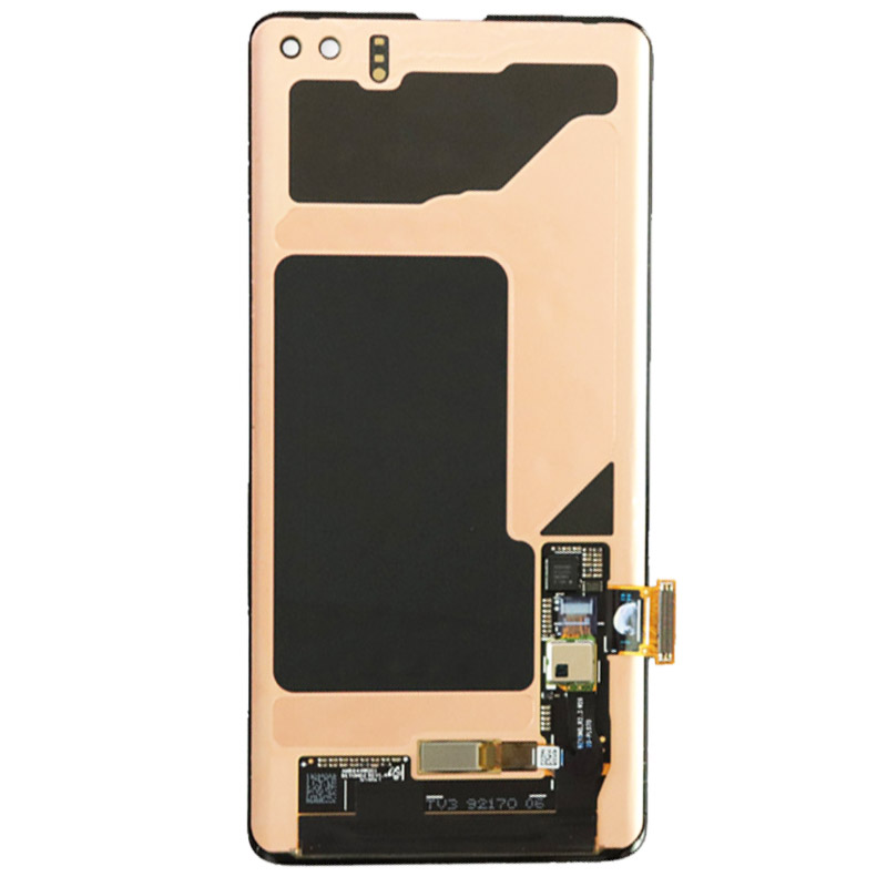 Дисплей Samsung G973F Galaxy S10 в сборе с тачскрином и рамкой, Белый (OR100%)