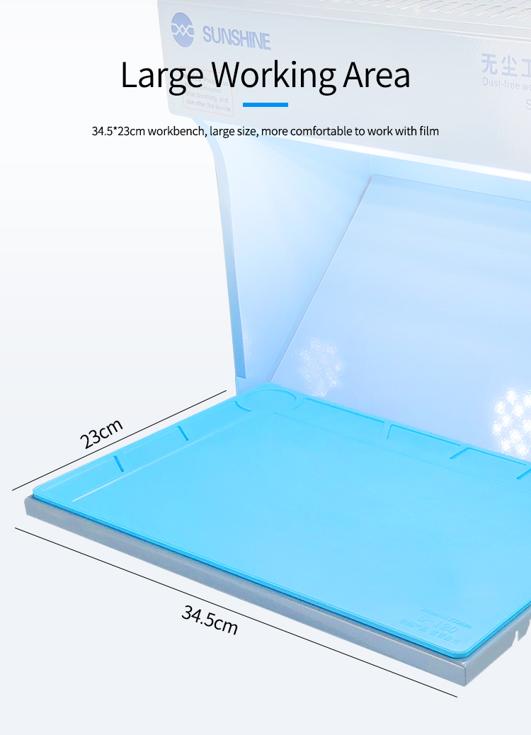 Пылезащитная камера (беспылевая комната) SUNSHINE SS-917C с подсветкой