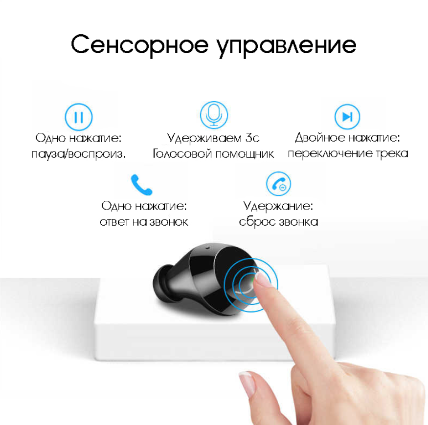 Беспроводные наушники TWS29, черные