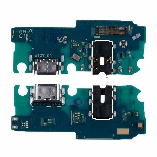 Шлейф Samsung A127F (A12 Nacho) с разъемом зарядки и гарнитуры (Org)