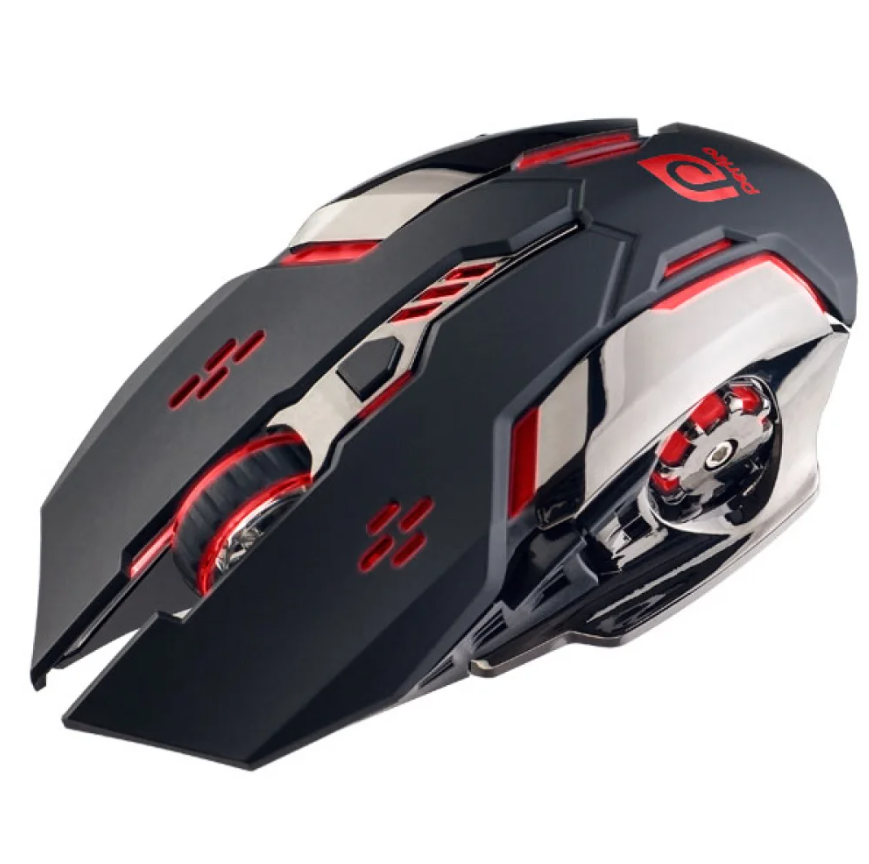 Мышь компьютерная проводная Perfeo (PF_5017) GALAXY GAME DESIGN с подсветкой, черная