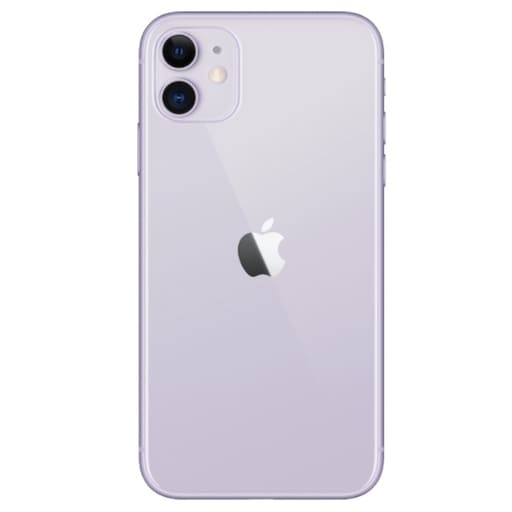 Задняя крышка iPhone 11 стеклянная, легкая установка, фиолетовый (литое стекло) (Org) (CE)