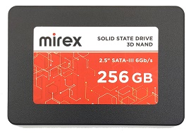 Накопитель SSD 2.5" Mirex 256GB SATA-III