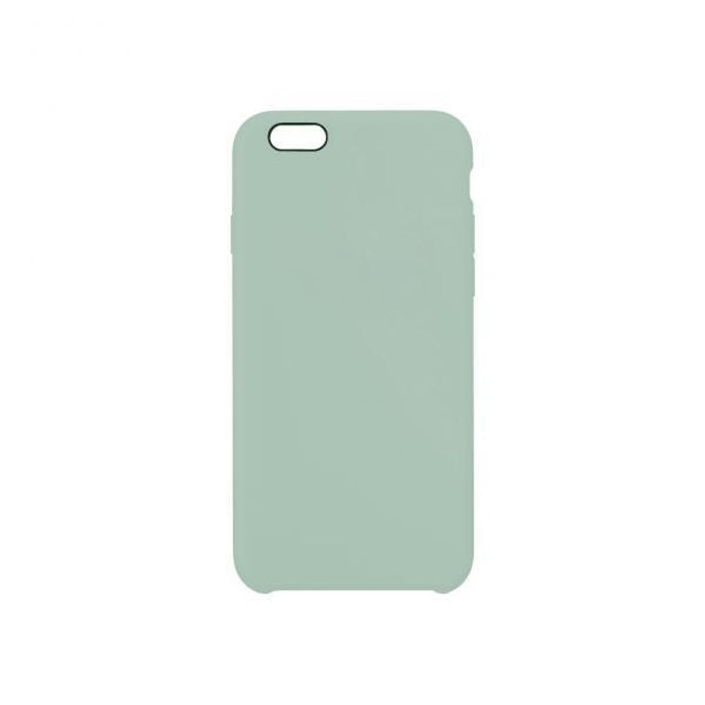 Чехол силиконовый гладкий Soft Touch iPhone 5/ 5S/ SE, мятный (без логотипа)